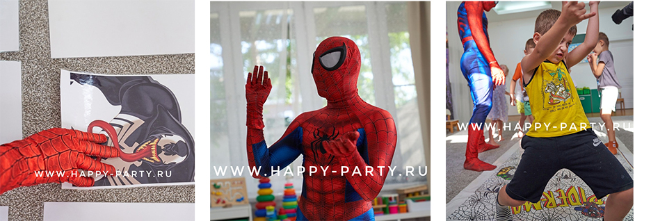 человек паук на детский праздник в ростове на дону