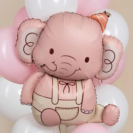 Слоник розовый в штанишках (номер 34)